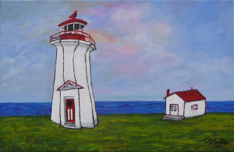 Le Phare de Cap Gaspé - Yves Vinhas - Click to enlarge