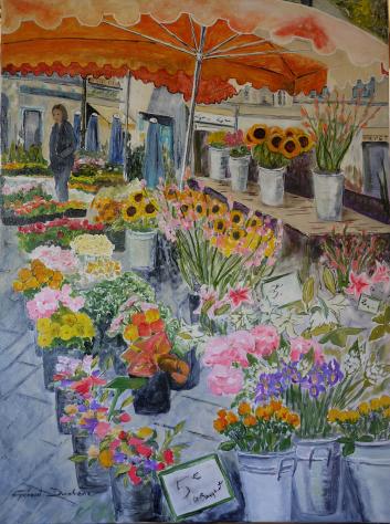 Nice, le marché aux fleurs - Gérard Duchêne