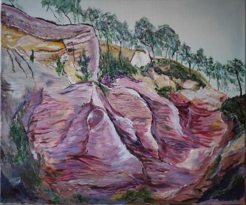 Les falaises de Roussillon - Gérard Duchêne