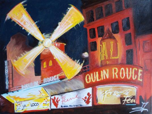 Le moulin rouge - Melanie Deneuve