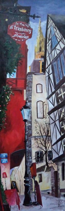 Petite rue de Strasbourg - Melanie Deneuve