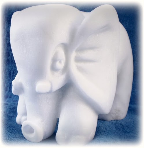 Eléphanteau or blanc - SaBra Cigna