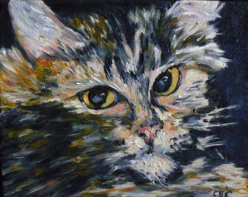 tête de chat - Catherine Bisson-Sérian