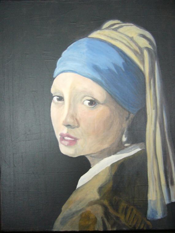 Jeune fille à la perle - Patrick Gignac