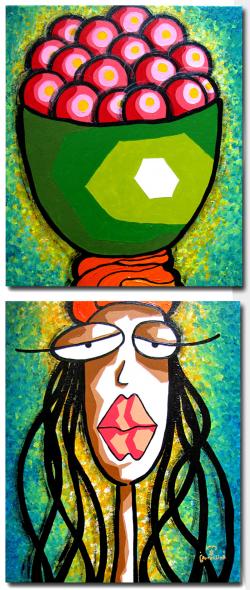 La femme aux fruits - Martha Barrachina