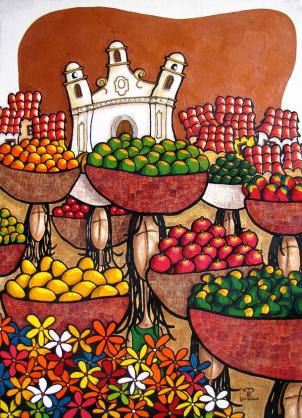 Les vendeuses de fruit - Martha Barrachina