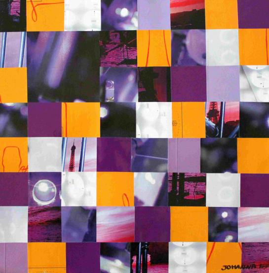 Paris purple sunset - Johanna L.