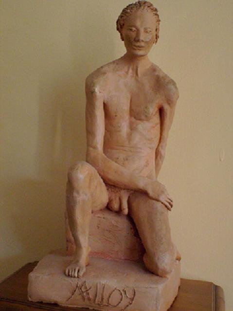 beauté masculine nu - Maurice Alloy