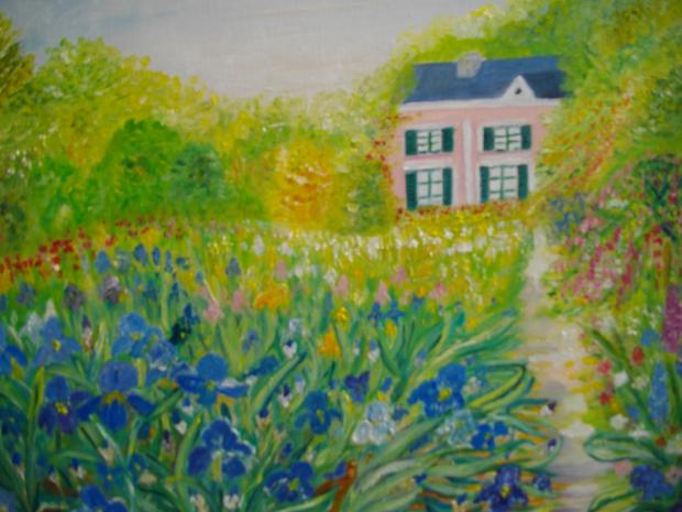 GIVERNY - Claude-Zélie Girardin - Click to enlarge