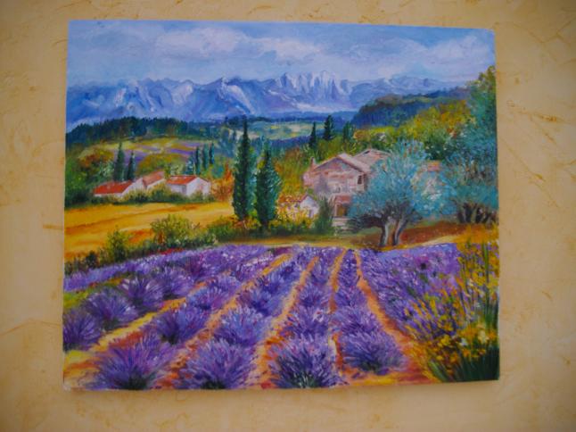 PAYSAGE DE PROVENCE - Claude-Zélie Girardin - Click to enlarge