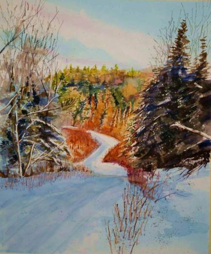 Sentier calme - Alain Godbout