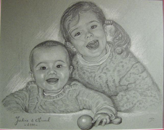 Justine et Armel - Jocelyne Thibault - Click to enlarge