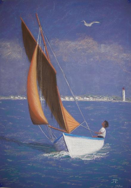 Sortie en mer - Jocelyne Thibault