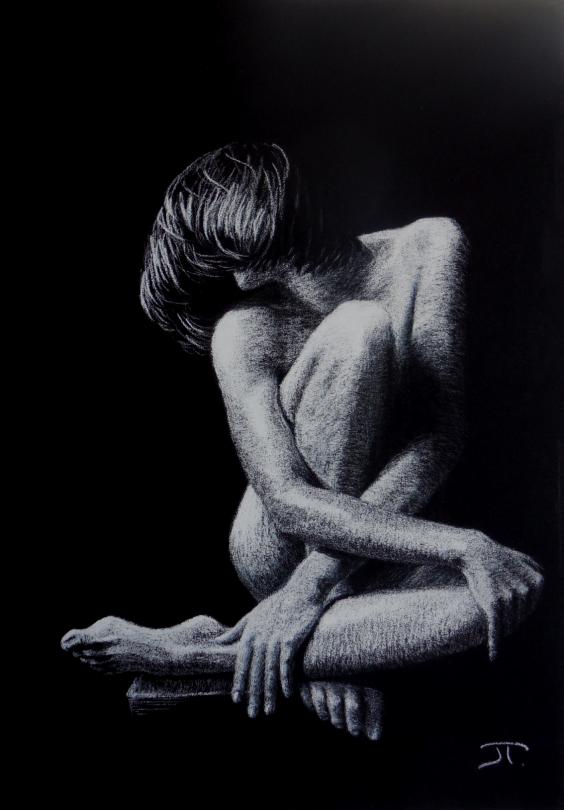Femme pudique - Jocelyne Thibault