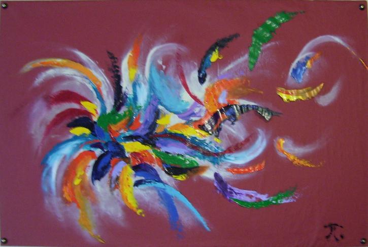 Plumes - Jocelyne Thibault - Cliquer pour afficher en grand