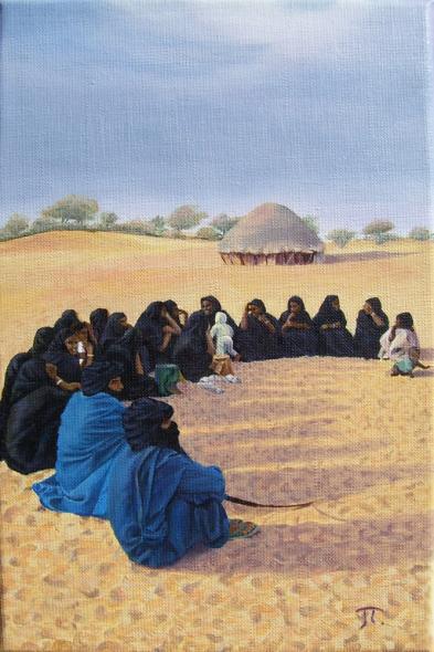Camp touareg - Jocelyne Thibault