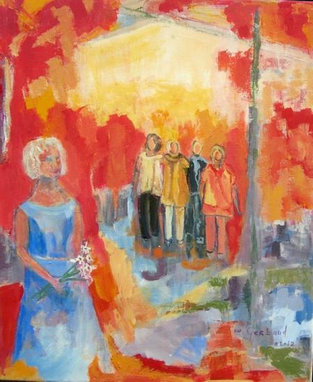 La robe bleu - Georgette Gerbaud