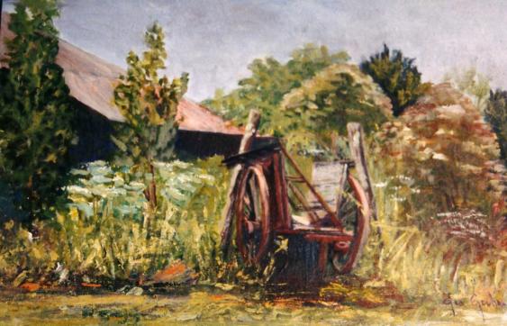 le tombereau - Georgette Gerbaud