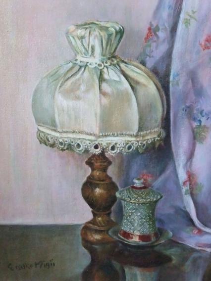 avec une tasse japonaise - Etsuko Migii