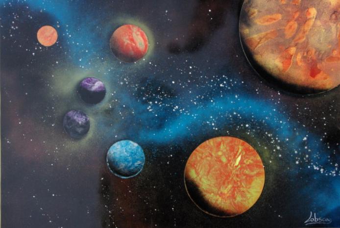 Univers et Voie Lactée - Gildas Durand - Cliquer pour afficher en grand