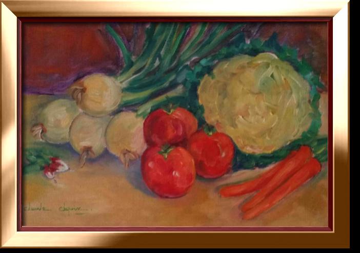 Légumes du jardin - Claude Chapoix - Click to enlarge