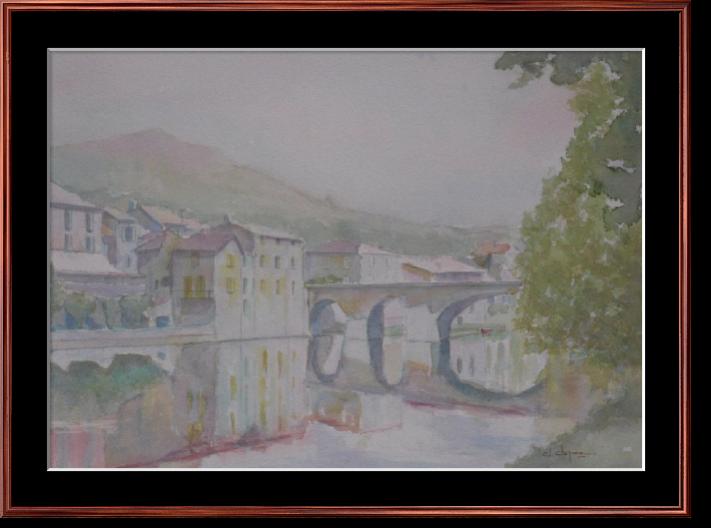 L'Aveyron à St Antonin - Claude Chapoix - Cliquer pour afficher en grand