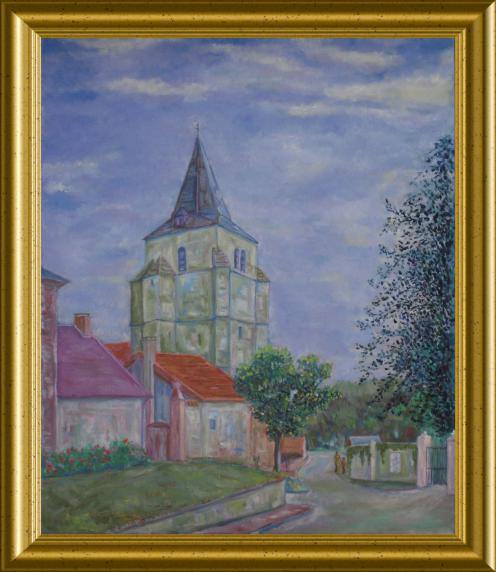 Basseux-Rue de l'église. - Claude Chapoix