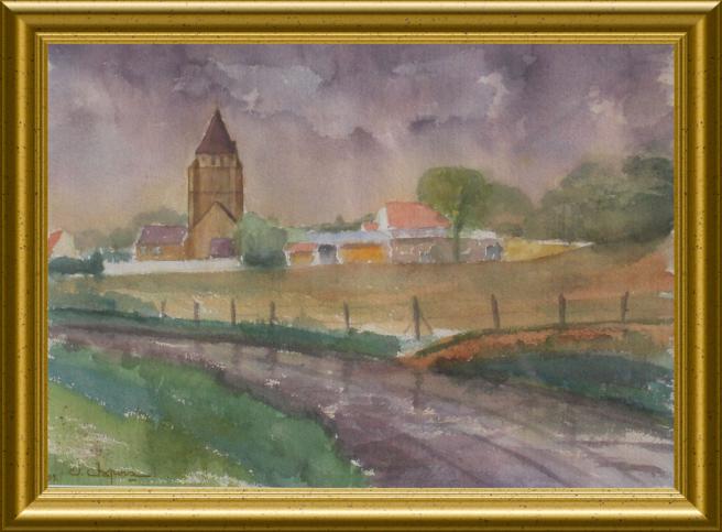 Basseux- Sous l'orage - Claude Chapoix - Click to enlarge