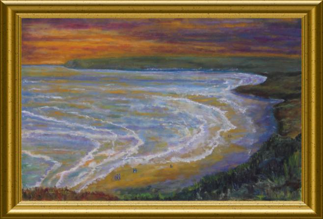 Marée basse en soirée - Claude Chapoix - Click to enlarge
