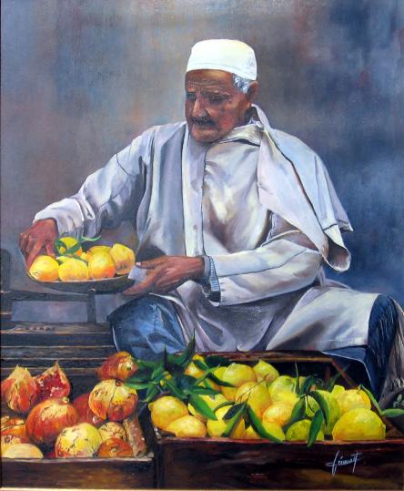 LE MARCHAND DE FRUITS - Emmanuelle Lenault