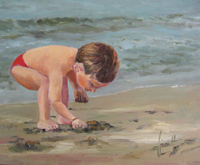 LOUIS A LA PLAGE - Emmanuelle Lenault