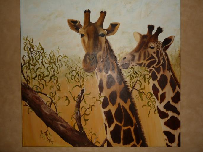 Girafes - Dominique Hutten - Click to enlarge