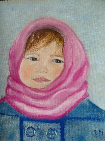 Petite fermière à Lemousy - Dominique Hutten