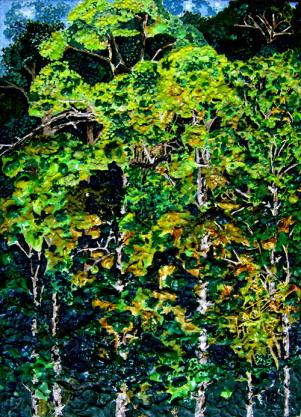 The Shelter  in the forest - Ugo Bongarzoni