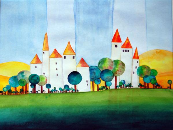 Funny Village - Michael Basler - Cliquer pour afficher en grand