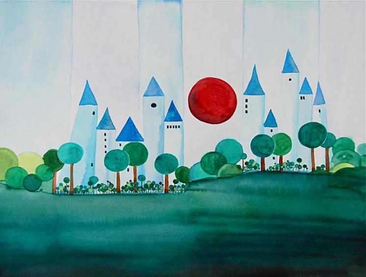 Red Moon - Michael Basler - Cliquer pour afficher en grand