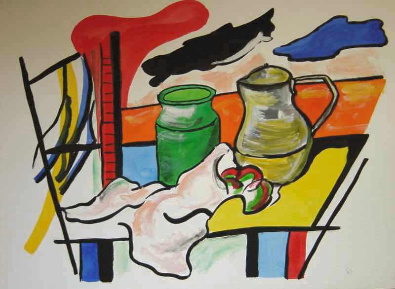 INTERIEUR A LA CRUCHE - Philippe Flautre - Cliquer pour afficher en grand