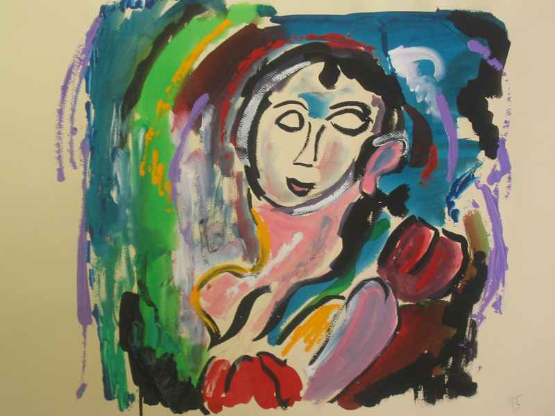 FEMME HEUREUSE - Philippe Flautre - Click to enlarge