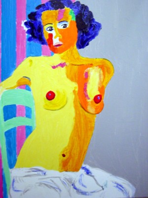NUE A LA CHAISE - Philippe Flautre