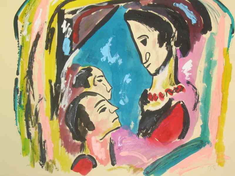 MERE AUX  ENFANTS - Philippe Flautre - Click to enlarge