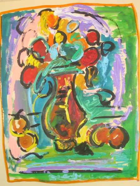 NATURE MORTE AU VASE - Philippe Flautre