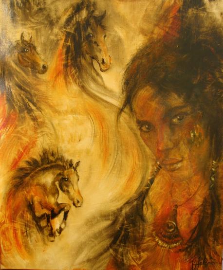 indienne - Marie-Hélène Alépée