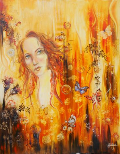 Femme papillon - Marie-Hélène Alépée