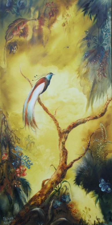 Oiseau de paradis - Marie-Hélène Alépée