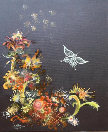 Papillon de dentelle - Marie-Hélène Alépée