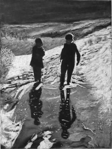 Jeux dans la neige - Jean-Claude Chaigneau