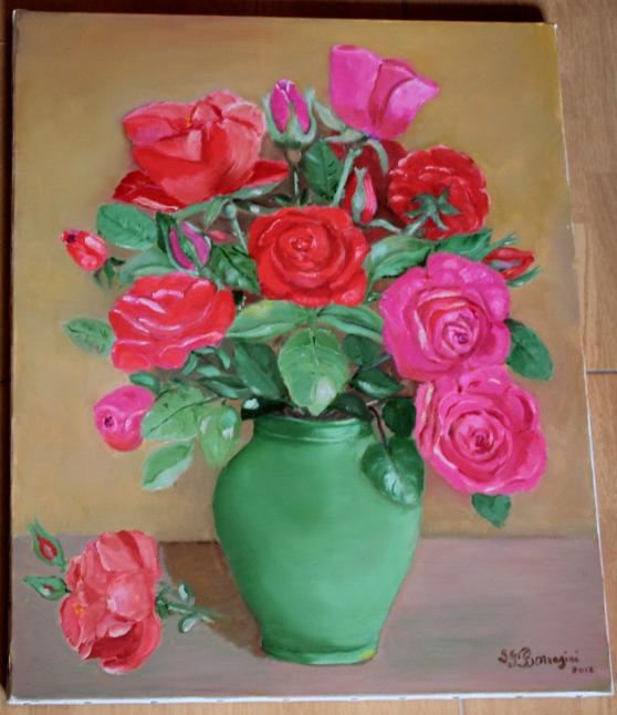 Le vase vert - Louise Borragini