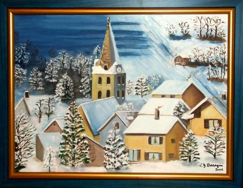 Paysage hivernal - Louise Borragini