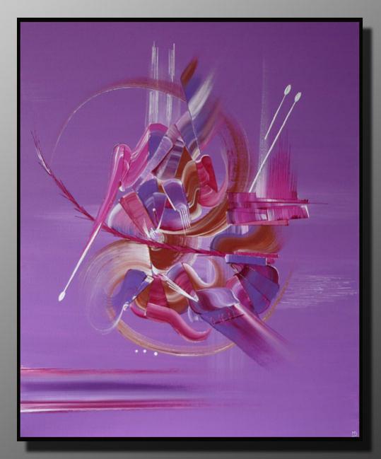 Peinture abstraite ESPERANCE - Martine Belfodil