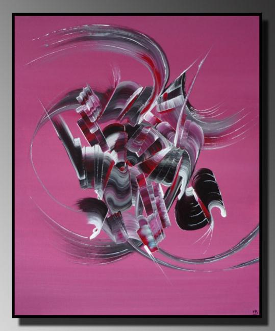 Peinture abstraite L'EVEIL - Martine Belfodil